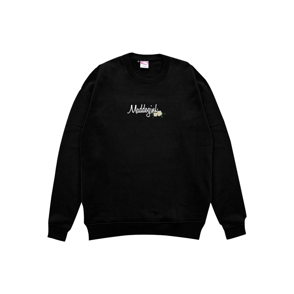 Maddog Infected - Crewneck - LEXIMA CN BLACK | Sweater Pria Wanita Unisex Hitam Distro Official Madd