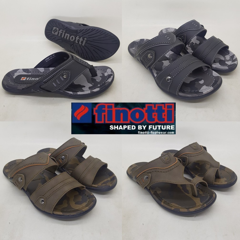  Sandal  pria premium ARMY Finotti  Shopee Indonesia