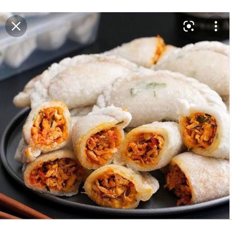 

Cireng mercon/cireng isi ayam suwir pedas/cireng frozen