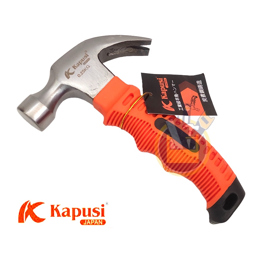 Palu Kambing Mini Cebol Palu Cebol 80 oz Gagang Fiber Karet / Mini Claw Hammer / Martil Mini Palu-2