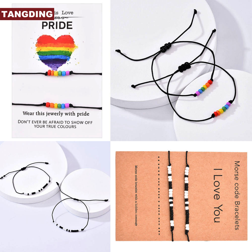 【COD Tangding】Gelang Tali Handmade 10 Motif Bunga Matahari Untuk Pasangan