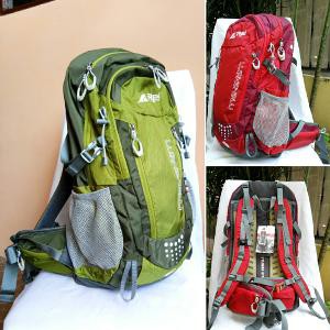 Tas Ransel gunung   mountain bacpack   daypack   tas laptop outdoor 35 L   REI RIT10850 red origina