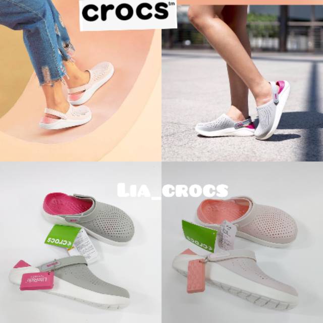 SANDAL Crocs literide woman / sepatu crocs literide / sandal wanita crocs literide