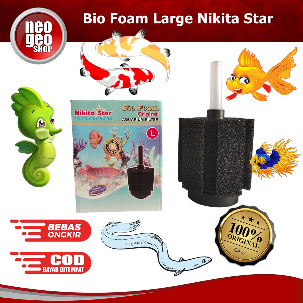 NIKITA STAR BIO FOAM LARGE Aquarium Aquascape Sponge filter