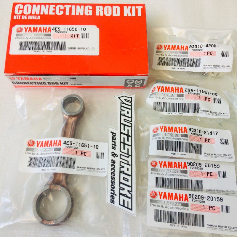 Conrod Kit Stang Piston Seher Seker Set Yamaha YZ-85 YZ85 pnp F1ZR FIZR F1Z FIZ R F1 Force 1 Origina