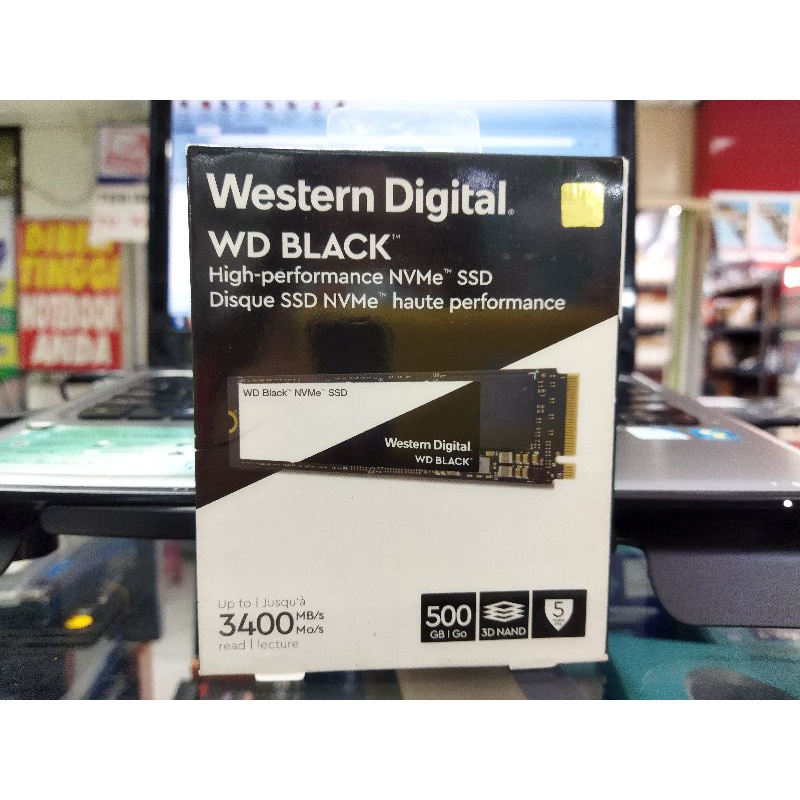 SSD NVME 500GB WD BLACK