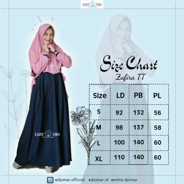 Open PO 1-3 JUNI / Zafira / Gamis Two Tone / Gamis Dzimar