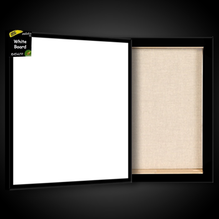 

White Board Melamin Papan Tulis Putih By Ravalio 60x90 cm
