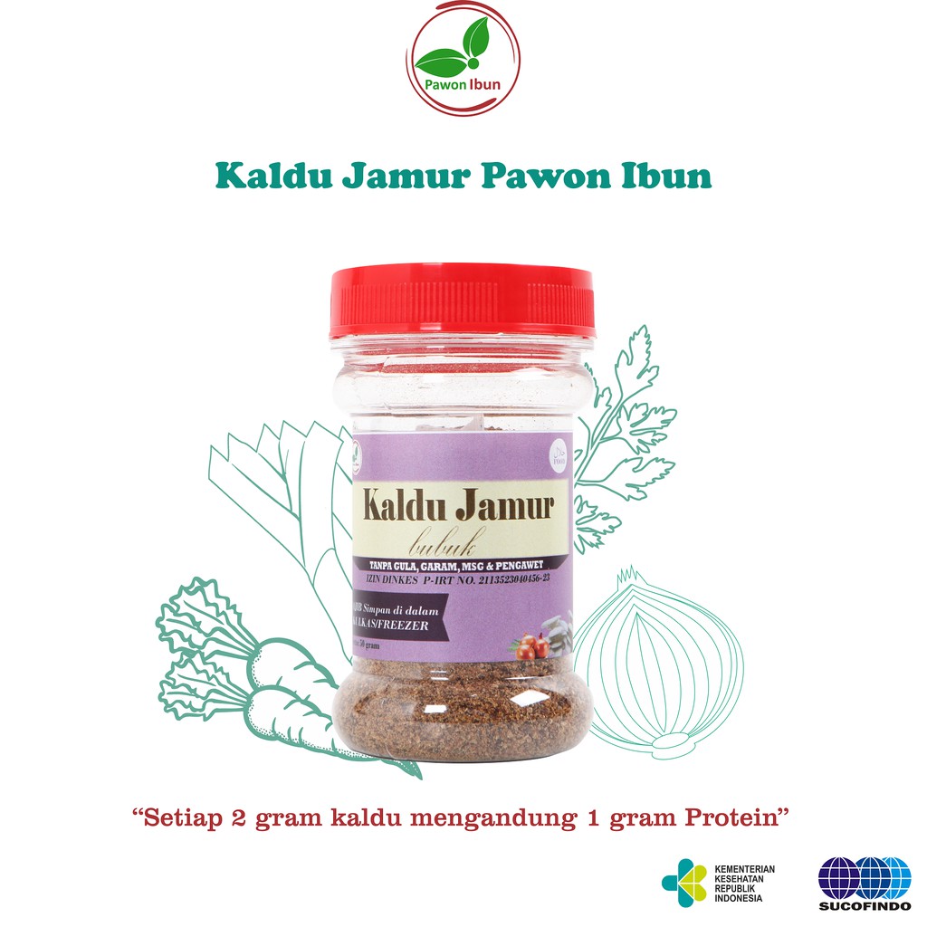 Kaldu Jamur Pawon Ibun Non Gula Garam