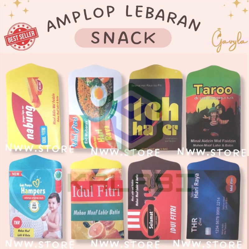 

40PCS AMPLOP LEBARAN / AMPLOP LEBARAN UNIK / AMPLOP UANG / AMPLOP IDUL FITRI