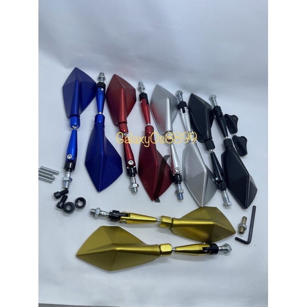 Spion Tomok 2772 Full CNC tangkai kecil Universal honda yamaha suzuki