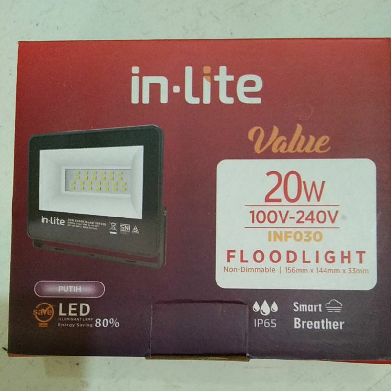 Lampu Sorot Tembak Led 20 Watt 20W