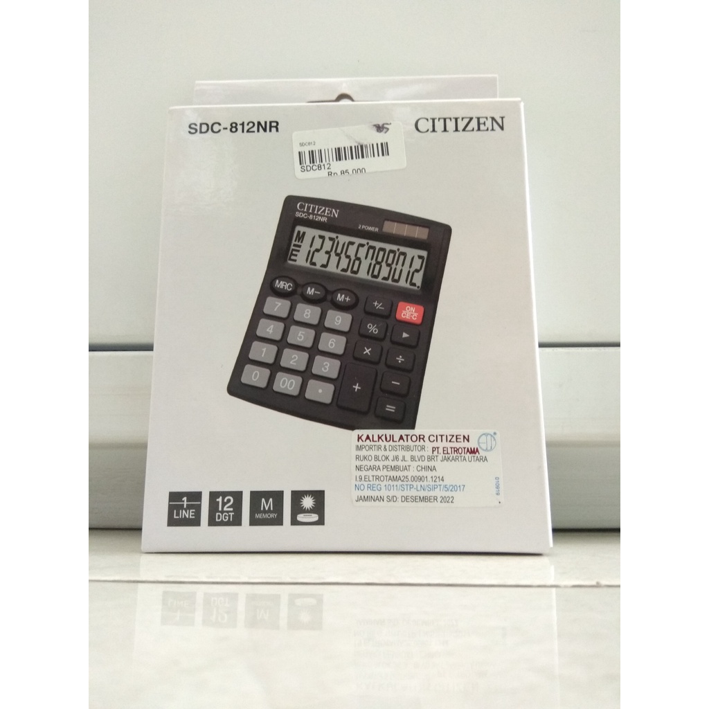 

Calculator Kalkulator Citizen SDC 812NR ORIGINAL 100%
