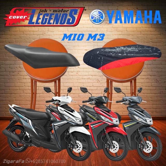 Cover Jok MIO M3 125 Waterproof / Sarung Mantel Jok Motor Standar / Modifikasi