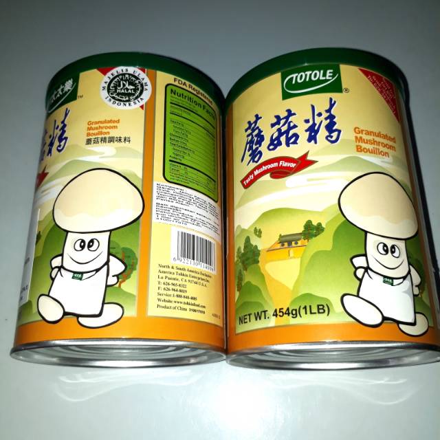 Kaldu jamur totole kemasan kaleng 454gr