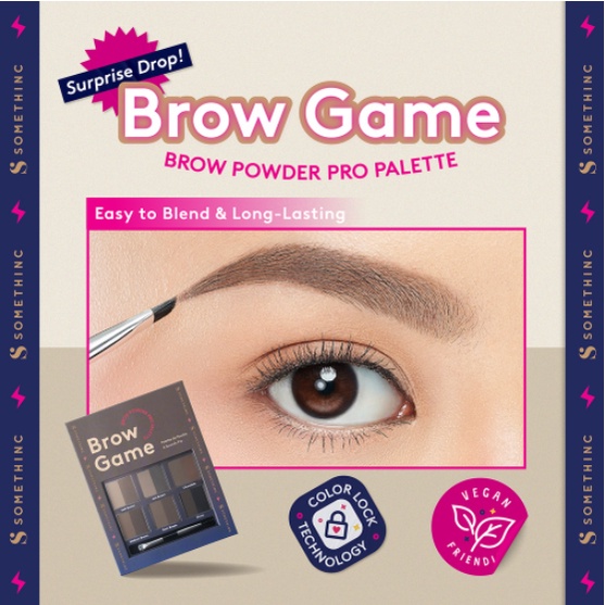 Somethinc Brow Game Eyebrow Powder Palette