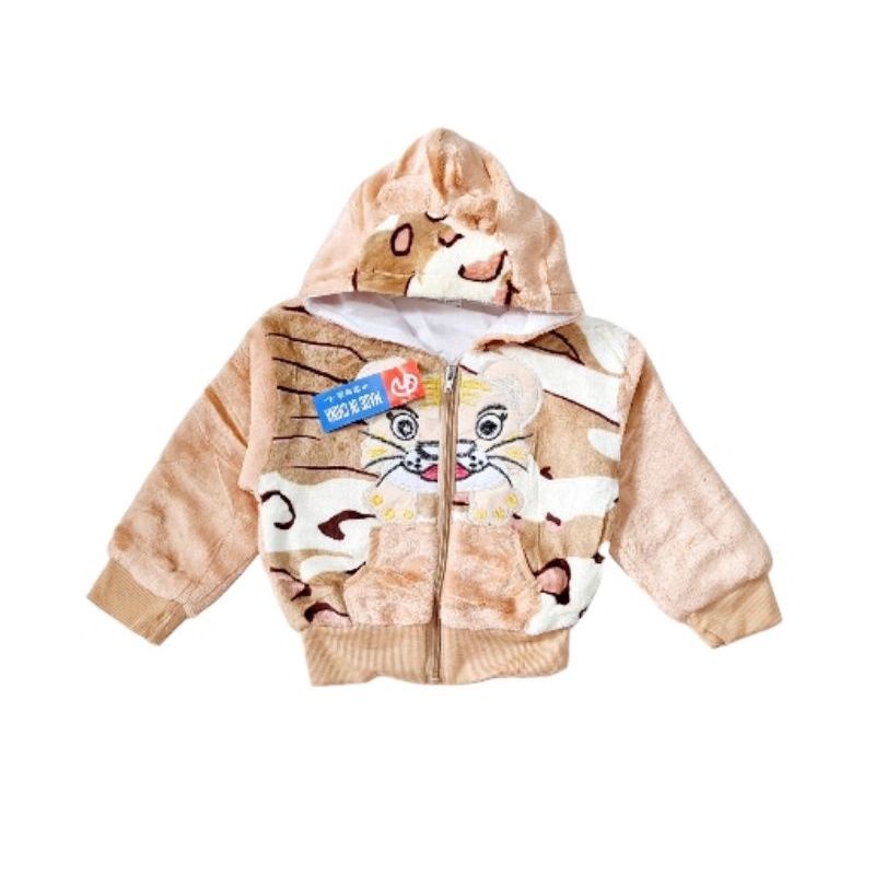 Jaket bulu anak bayi jaket import tebal