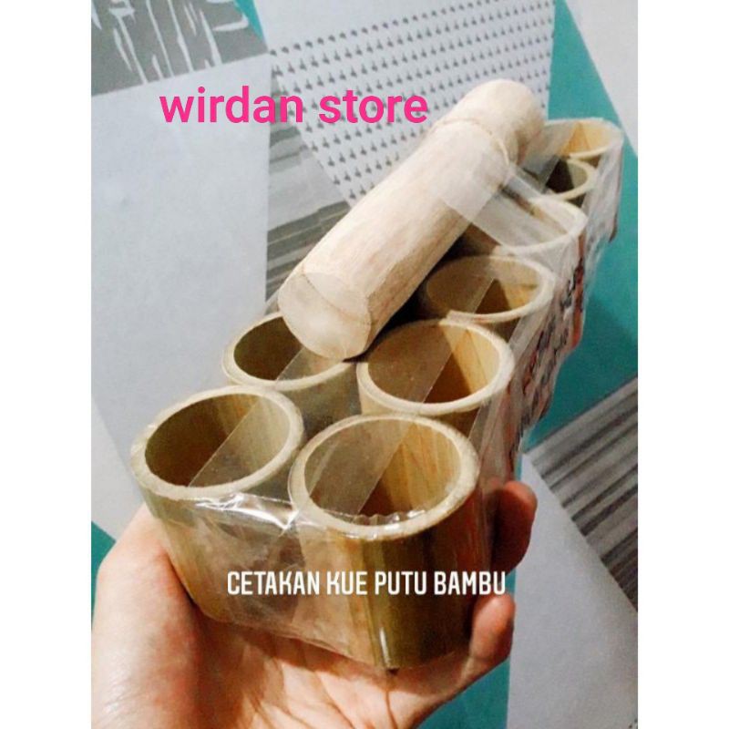 Terbaru cetakan kue putu bambu uk jumbo 12pcs