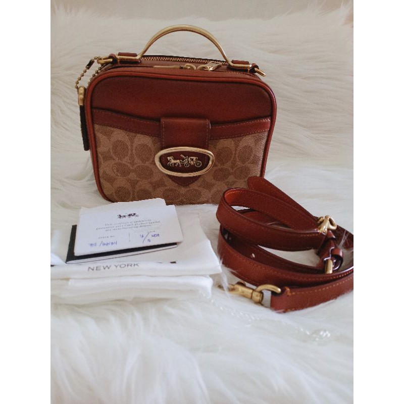 Coach Riley Lunch Box Bag preloved