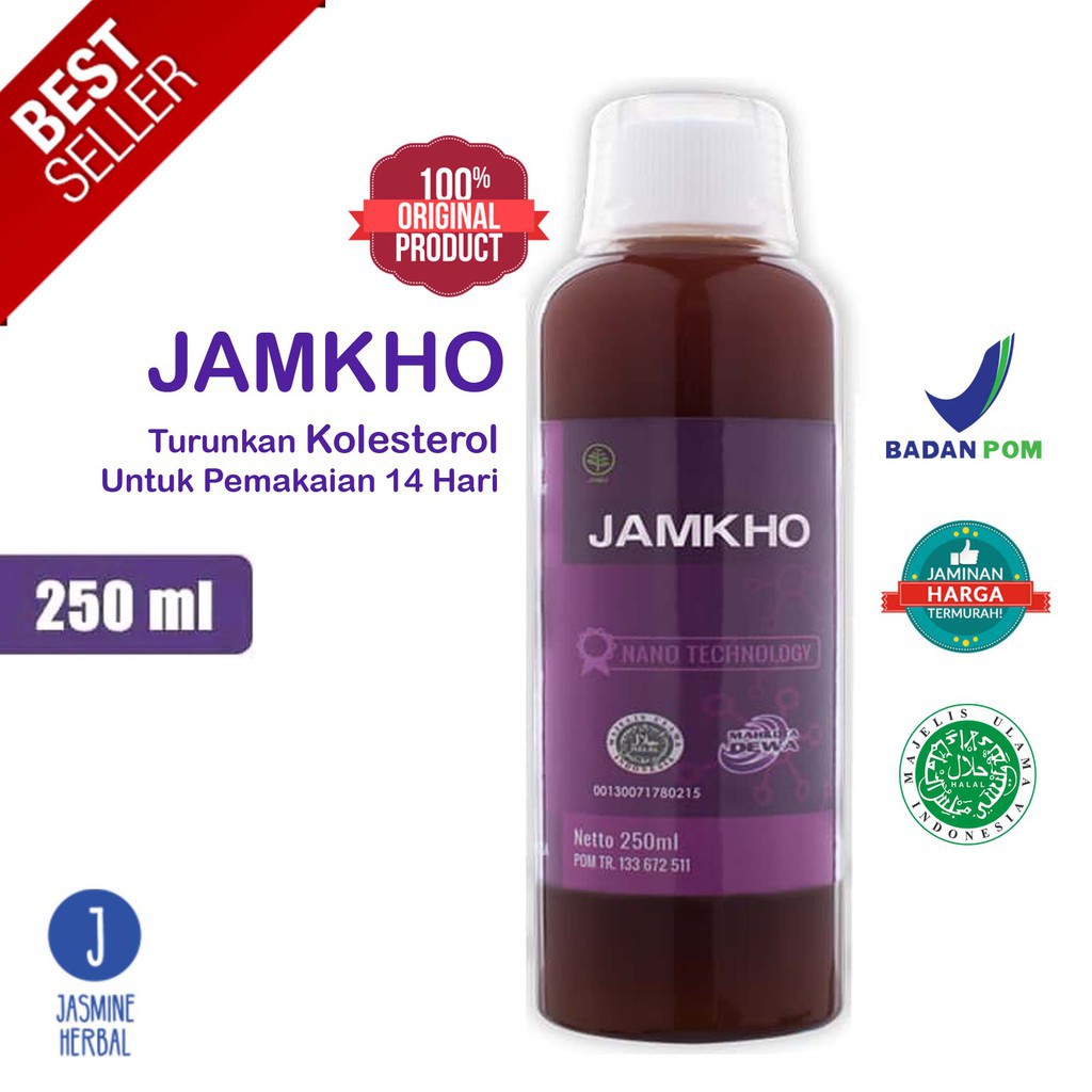 JAMKHO 250ml jamu kolesterol 250 ml Asli Original minuman kesehatan