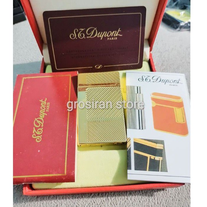 St Dupont Paris original gold limited