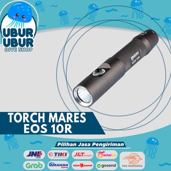 Torch Flaslight Mares EOS 10R - Senter Selam / Senter SCUBA Diving