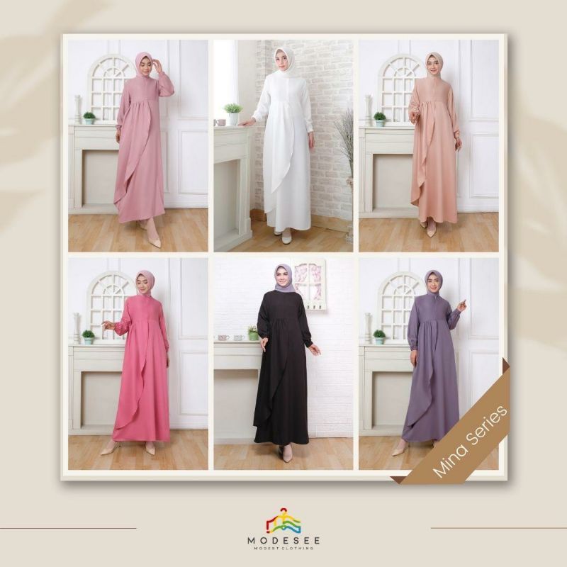 Modesee Mina dress Jazzy Plus Size Gamis Dress