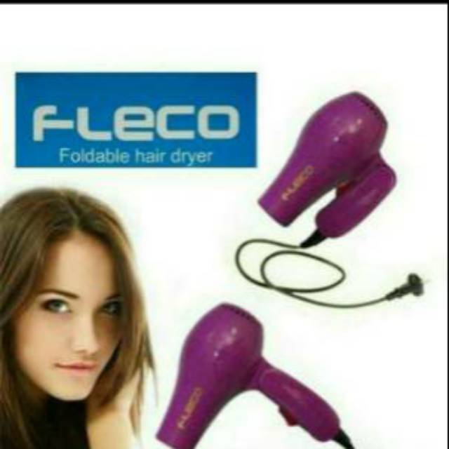 Hair dryer mini Fleco f-258 Pengering Rambut/Foldable Hair Dryer