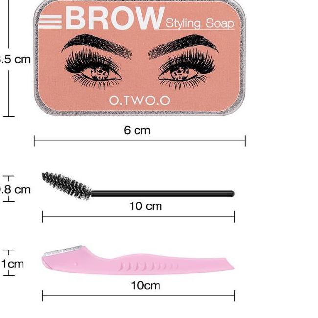 ☺ [] O.TWO.O Eyebrow Soap Brow Sculpt Lift Brow Styling Soap Waterproof Eyebrow Gel Pomade ☝