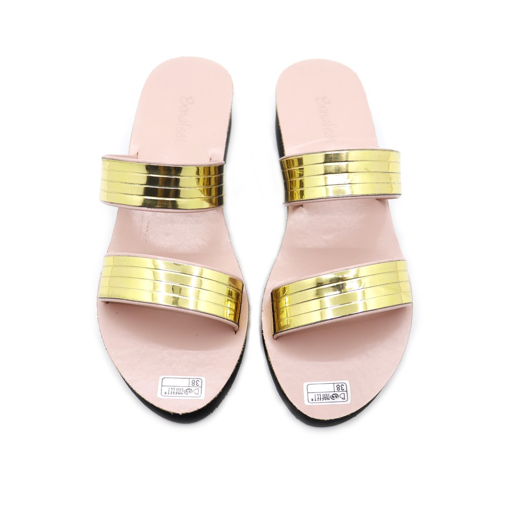 SBM Store Pevita Wedges Spon Sandal Wanita Kekinian Terbaru 2023