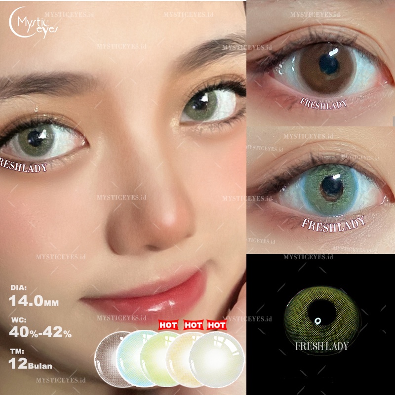 [✅COD] MYSTICEYES SOFTLENS QUEEN SERI 14MM (NORMAL)