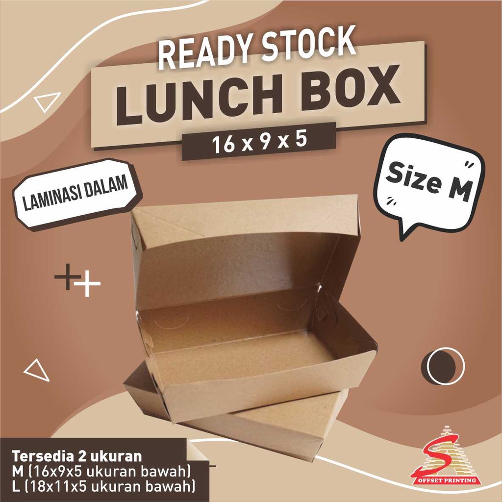 Jual Lunch Box 16x9x5 (size M) | Shopee Indonesia