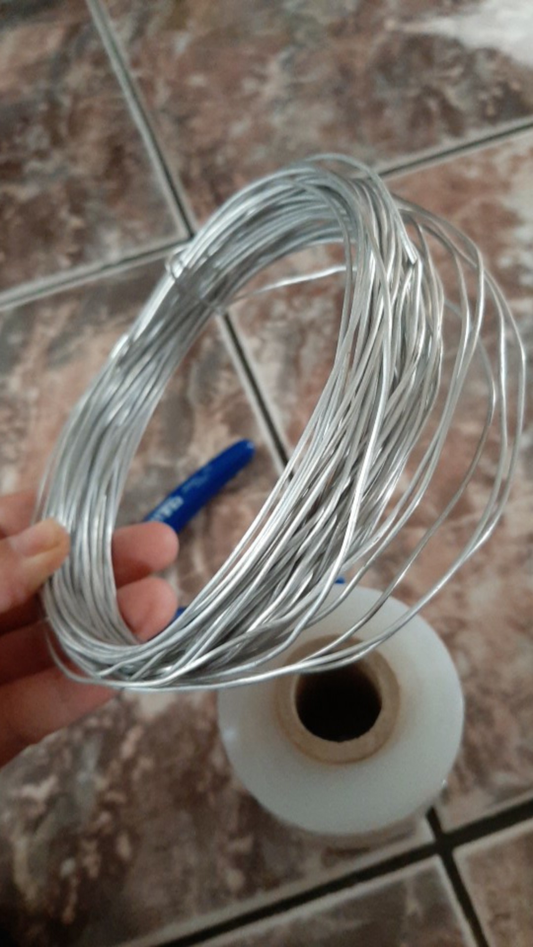 Kawat Bonsai 1 Mm Ecer 15 Meter Alumunium