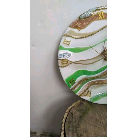 jam dinding Resin / resin art / jam dinding