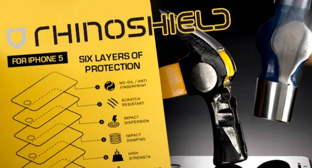 Rhinoshield impact protection screen and back protector for Iphone X