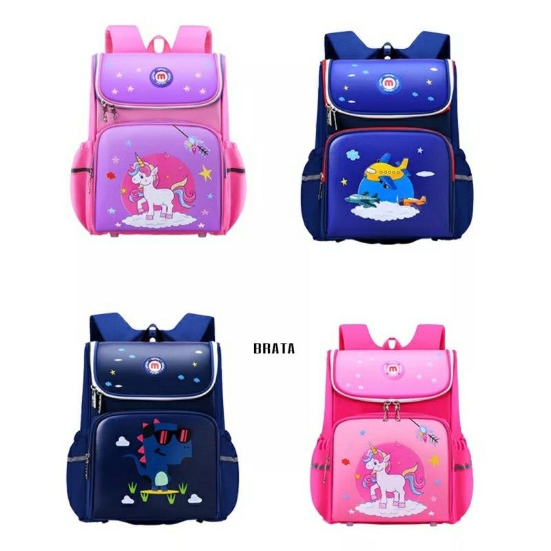 tas ransel anak motif tas sekolah anak tk sd paud motif unicorn pesawat dinosaurus tas lucu anak karakter