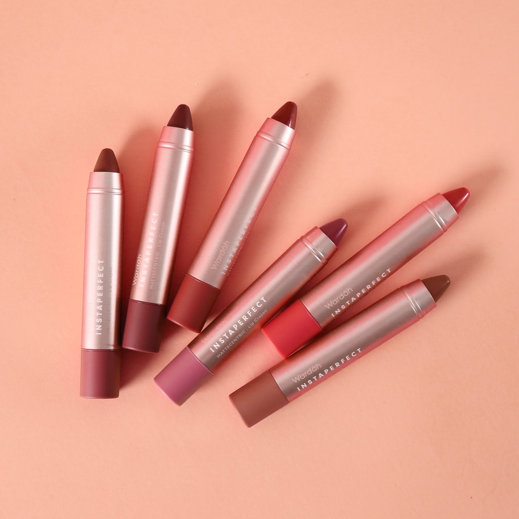 WARDAH Instaperfect Mattecentric Lip Crayon / Lipstick Wardah BY AILIN