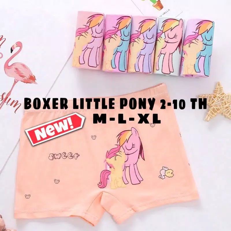 Celana Dalam Boxer Anak Perempuan 2-8 thn