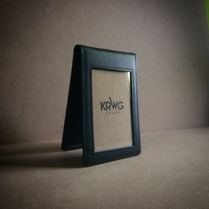 

[Promo] ID Card Name Tag Card Holder Kulit Hitam Diskon