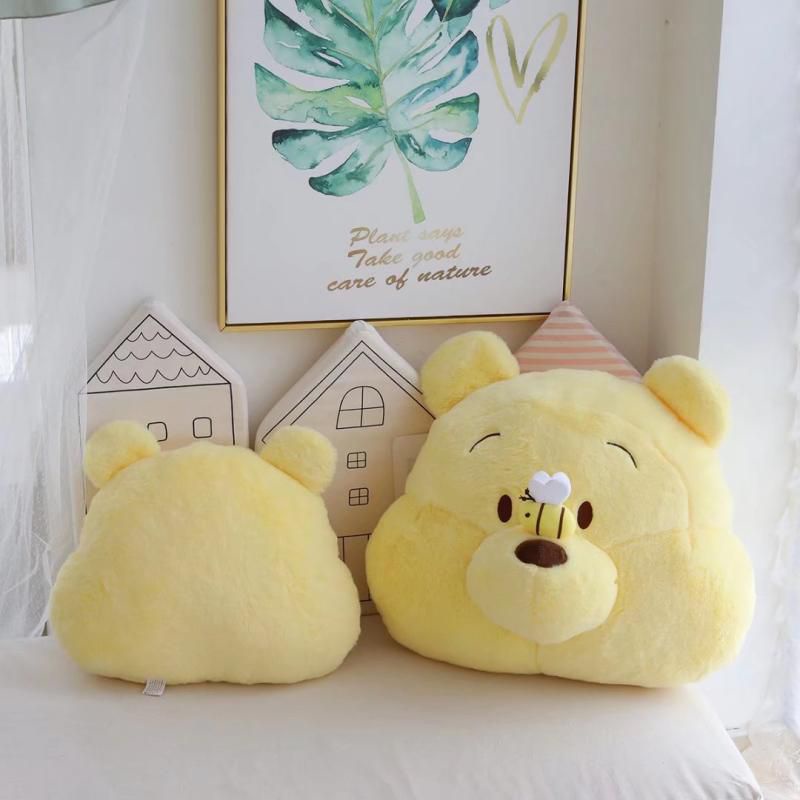 Winnie The Pooh Cute Pooh Big Pillow Bear Poop Plush Doll Bed Cushion Car Headrest Girlfriend Birthday Present