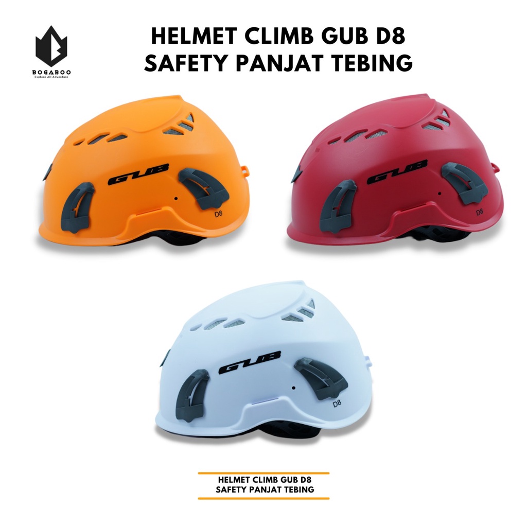 BISA COD Helmet Climbing GUB D8 Helm Safety Panjat Climbing Proyek Sar Rescue Mountaineering Outdoor