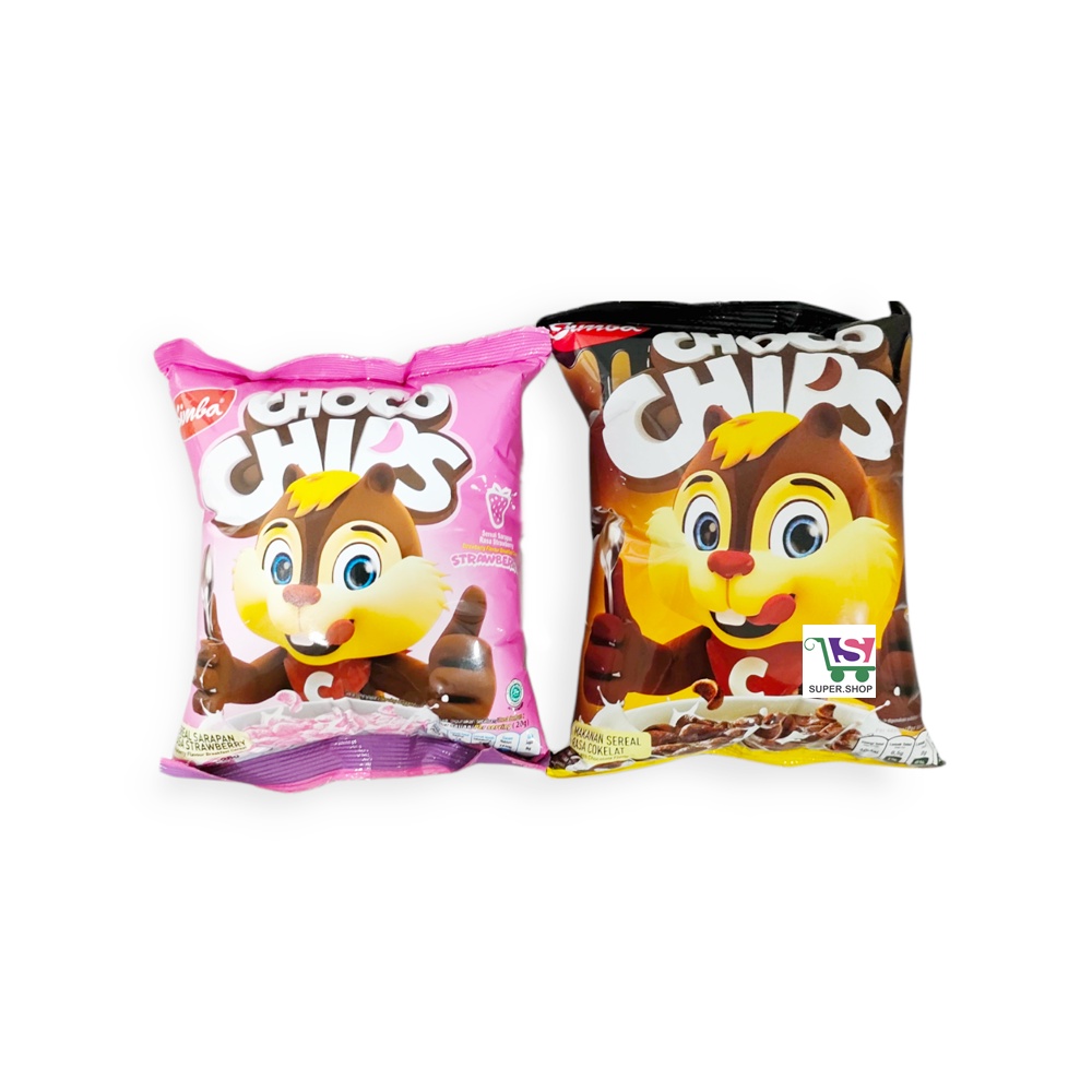 Simba Choco Chips Sereal Cokelat / Strawberry 30 Gram