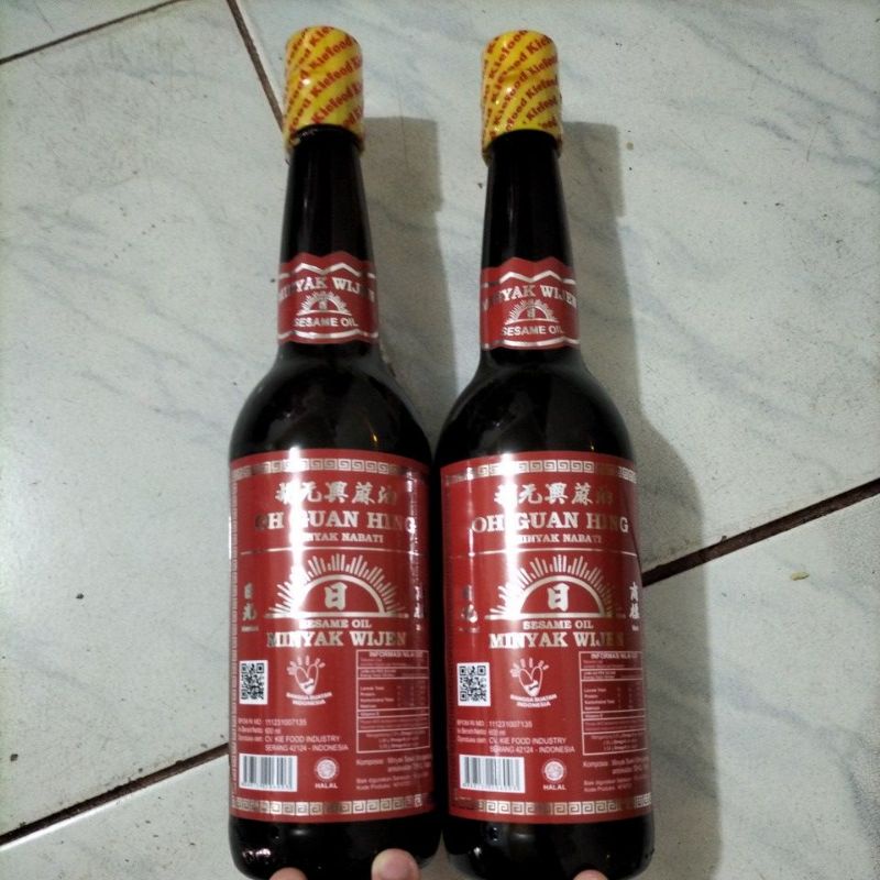 

Minyak wijen /Oh Guan Hing/minyak wijen matahari 600ml