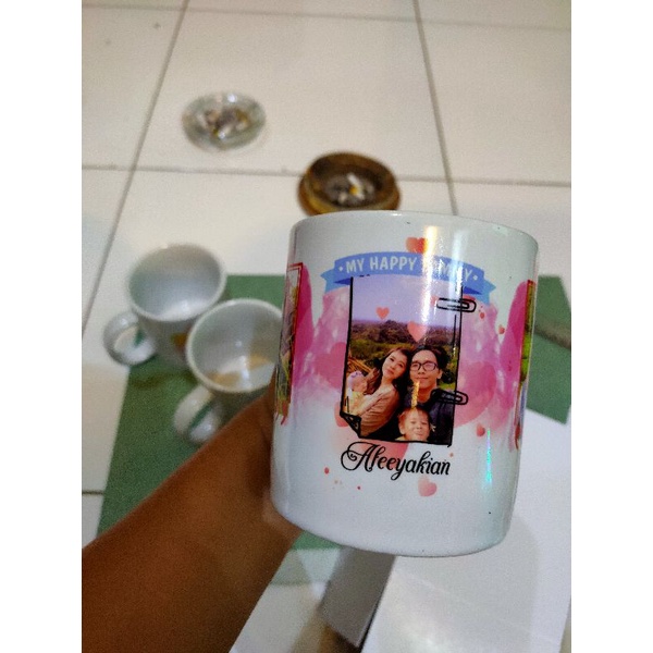 Mug karakter pasang foto suka suka,toko baru buka lagi