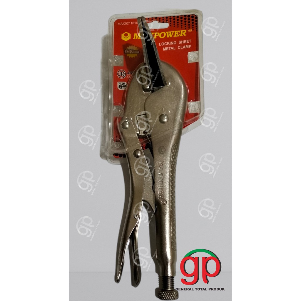 Tang Buaya Jepit MAXPOWER / Locking Sheet Metal Clamp MAXPOWER