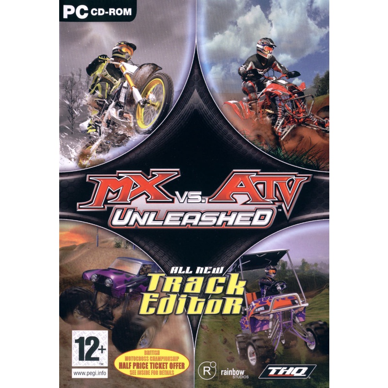 KASET CD GAME PC: MX VS ATV UNLEASHED