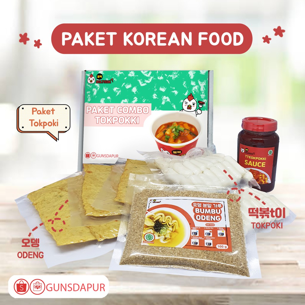 

Paket tokpoki combo tokboki bultteok gunsdapur ala Korea murah