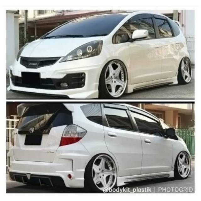 Bodykit Plastik Honda Jazz Ge8 Mugen 08 14 Full Bumper Shopee Indonesia