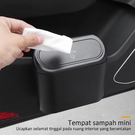 [Z201] Omextra Car Trash Can Garbage Dust Bin Car Storage Box Simple Trash Car Omextra Trash Tempat Sampah Mobil Omextra