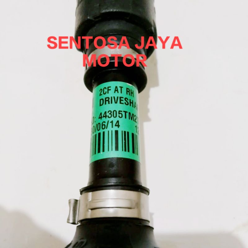 CV JOINT ASSY AS RODA KANAN HONDA BRIO 1.2 MATIC AT ORIGINAL  HARGA 1 PCS